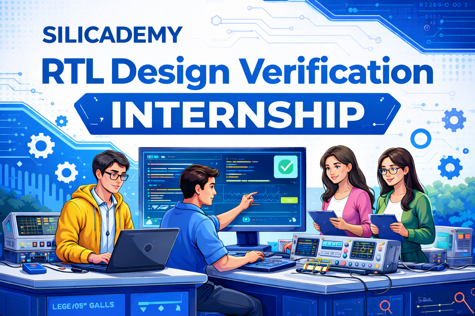 Silicademy Internship Program - Students Working on Tech Projects